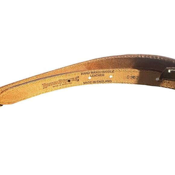 Banana Republic vintage belt original logo Made in England with silver features - Picture 6 of 7